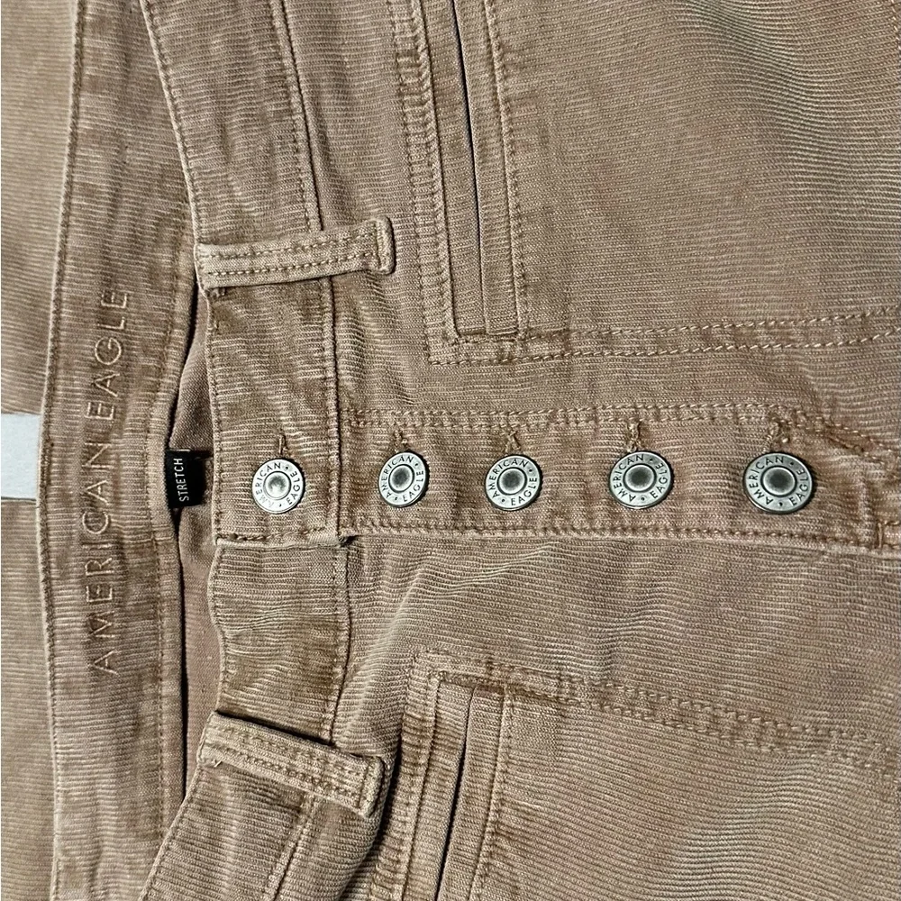 American Eagle Outfitters Tan Flare Corduroy Pants - Picture 5 of 7